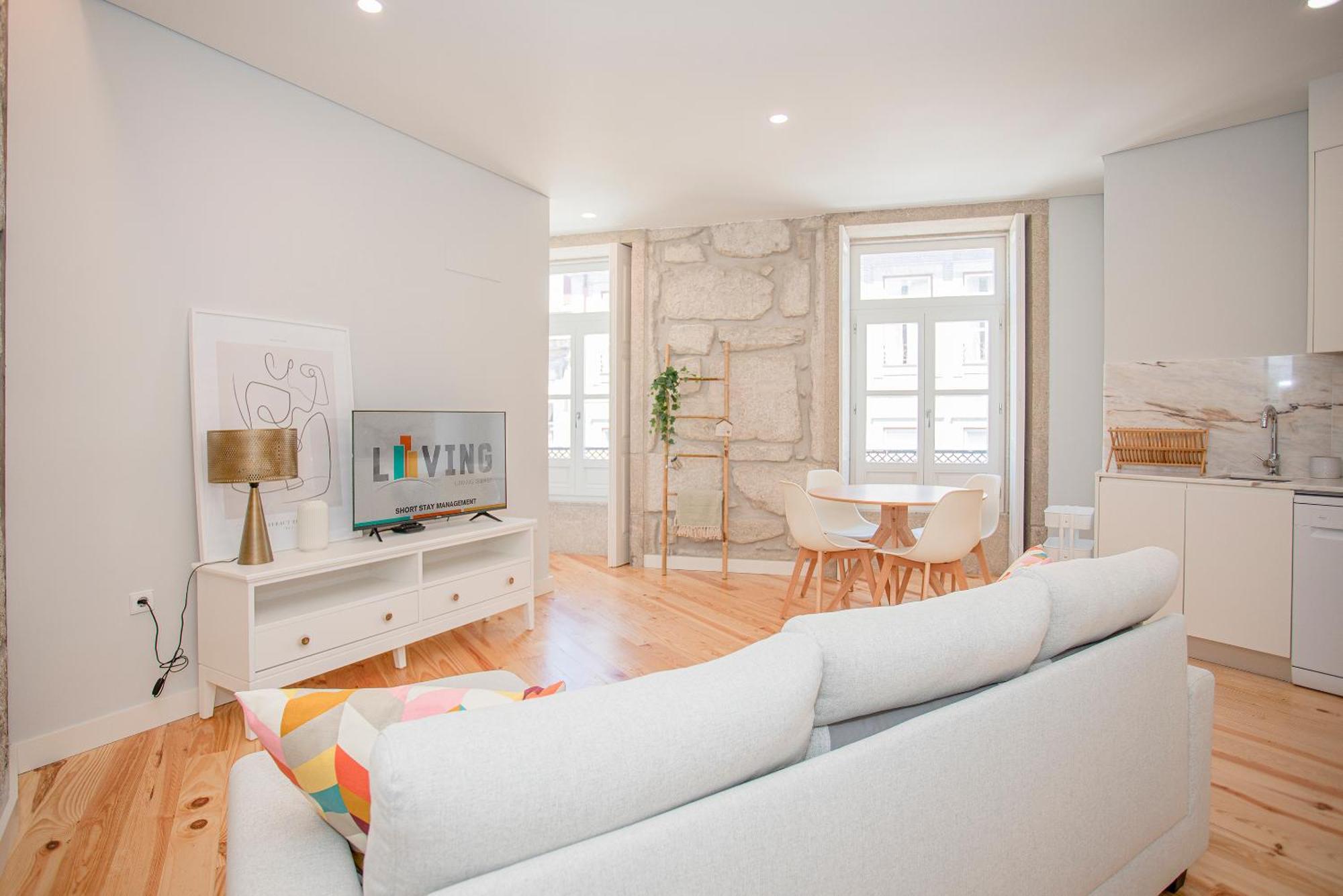 Liiiving In Porto - Aliados Stone Apartment Экстерьер фото